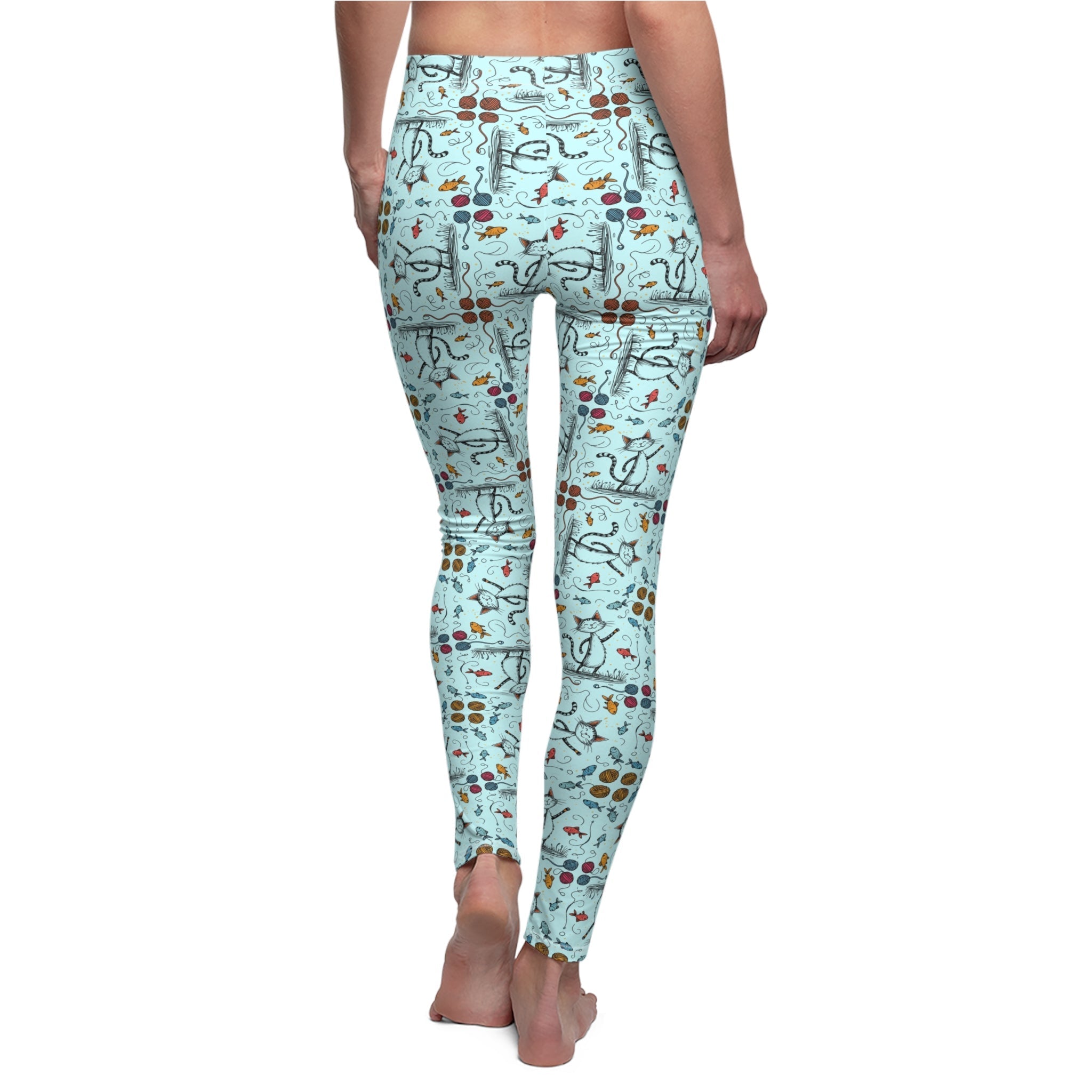 Happy Cat Casual Leggings for Women - Cat Happy Casual Leggings