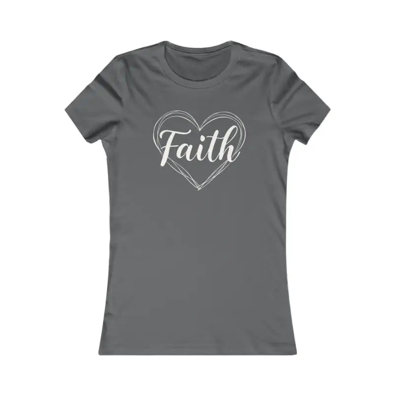 Ocean State Styles T Shirt Heart Of Faith Womens Graphic Tee