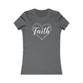 Ocean State Styles T Shirt Heart Of Faith Womens Graphic Tee
