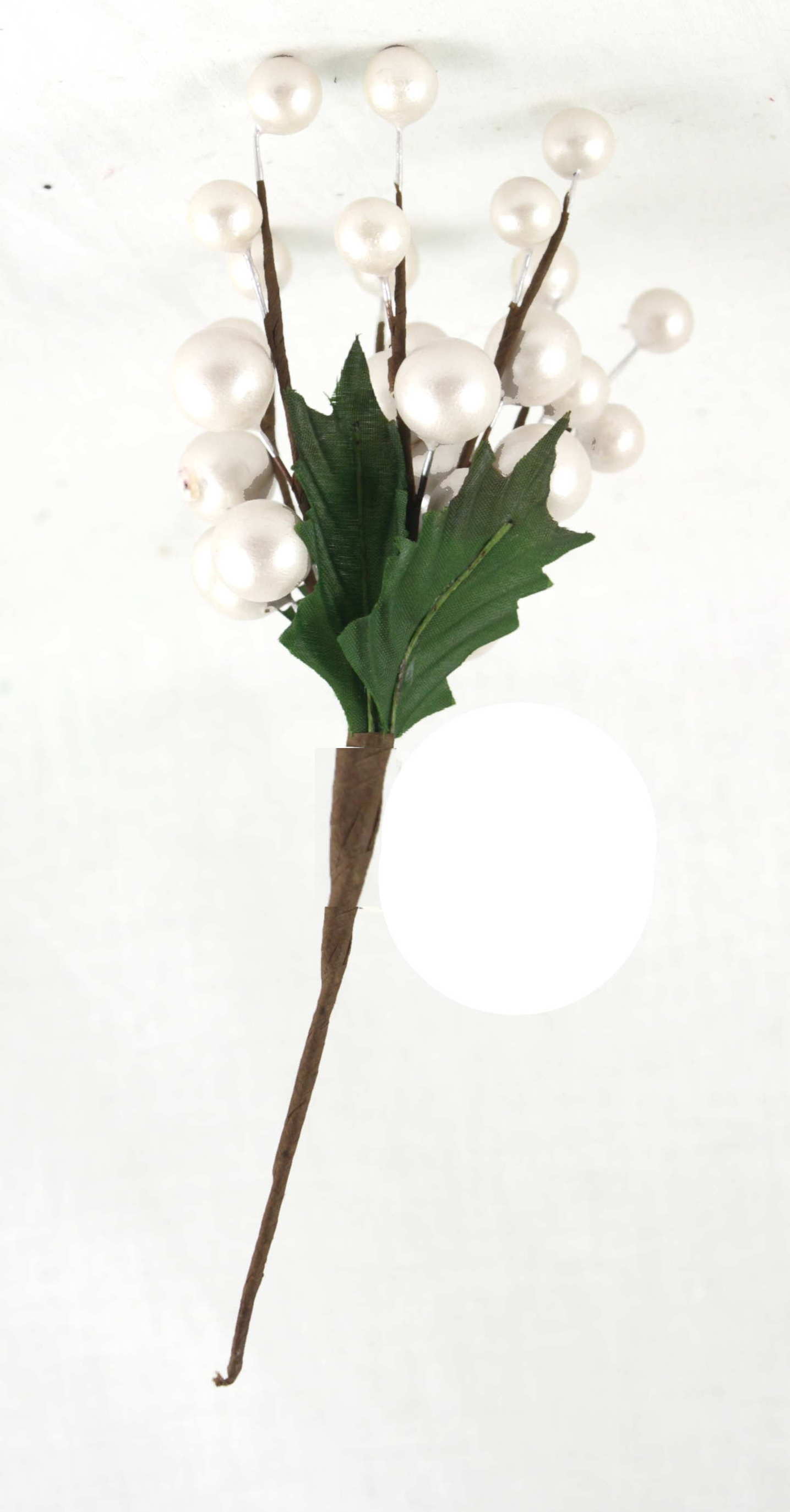 7.5" Berry Cluster - Silver