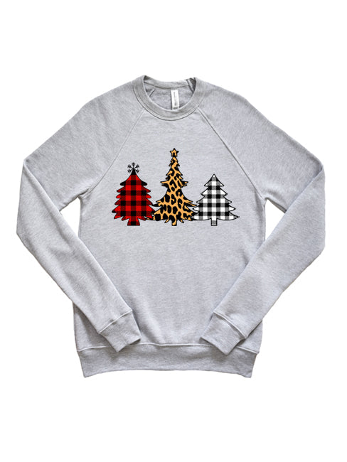Gingham & Cheetah Trees x0037_bellasweatshirt