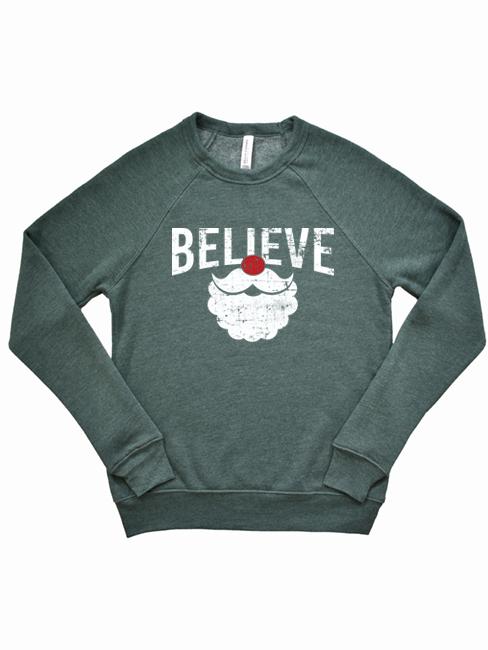 Believe in Santa x0070_bellasweatshirt
