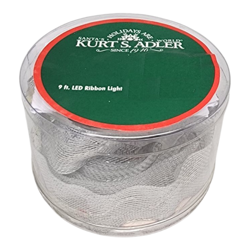 Multi-Color Iridescent LIghted 9 Foot Ribbon