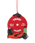 Weightlifting Ornament - Train Hard