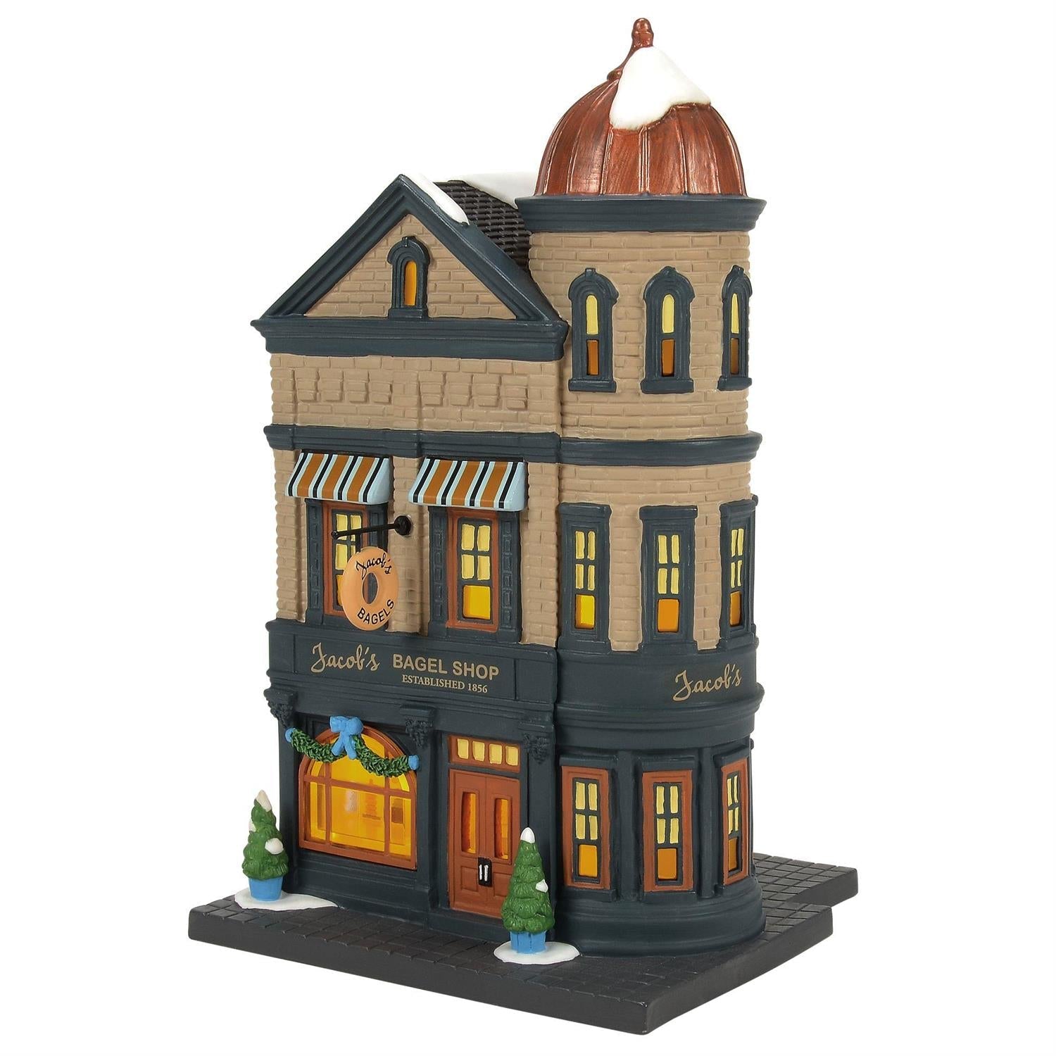 Jacob’s Bagel Shop Lighted Building