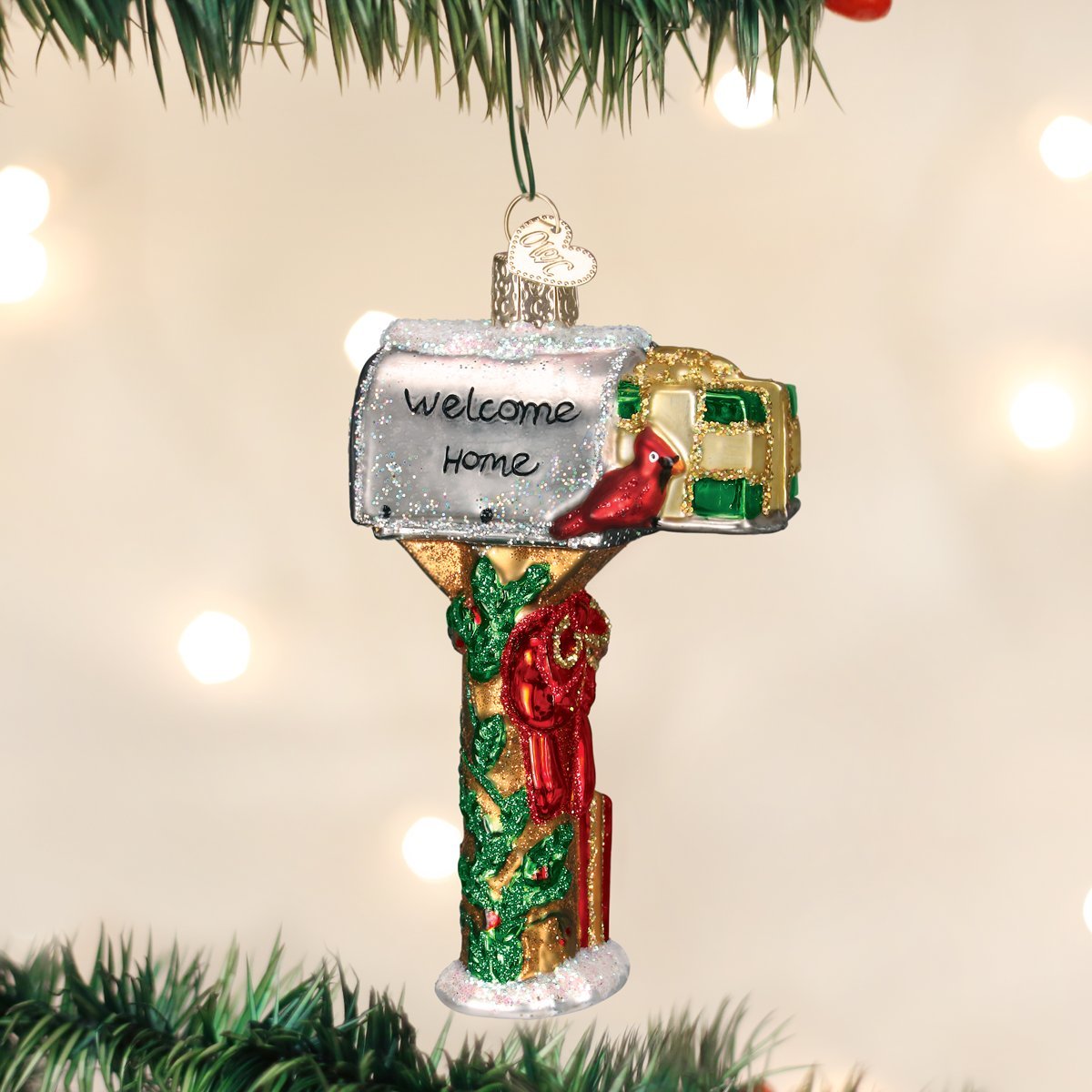 Old World Christmas Welcome Home Mailbox
