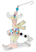 Ski Instructor Moose Ornament