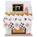 Fireplace Mantle Family of 11 Ornament