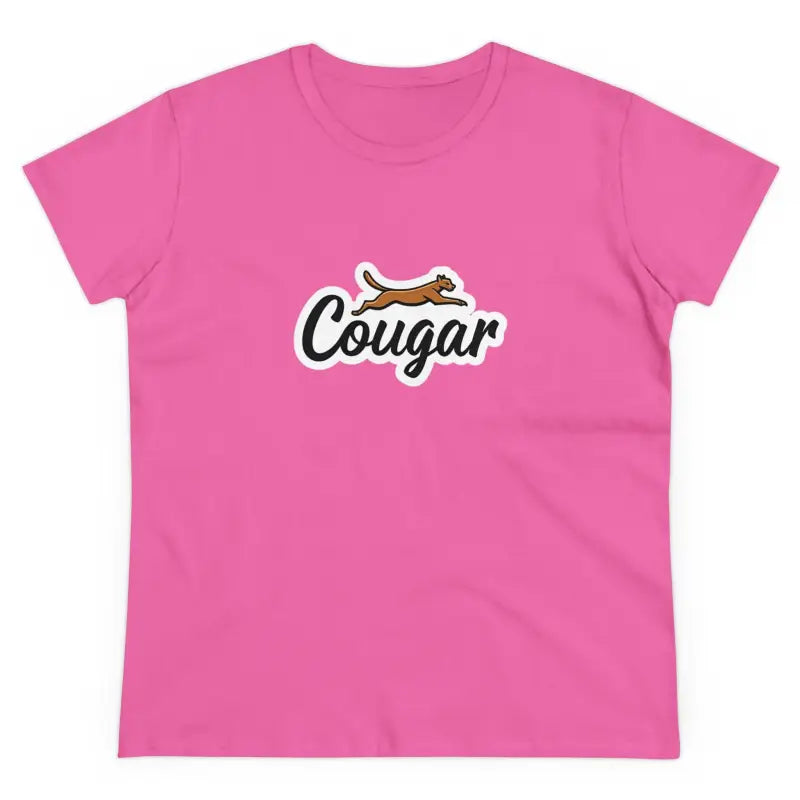 Ocean State Styles T Shirt Youre A Cougar Womens Midweight Cotton Tee