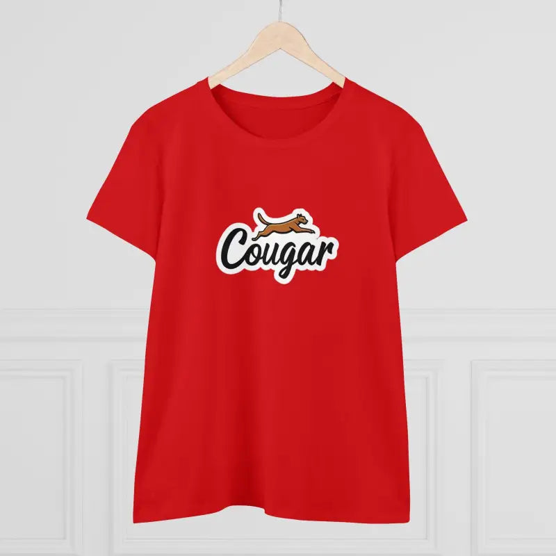 Ocean State Styles T Shirt Youre A Cougar Womens Midweight Cotton Tee