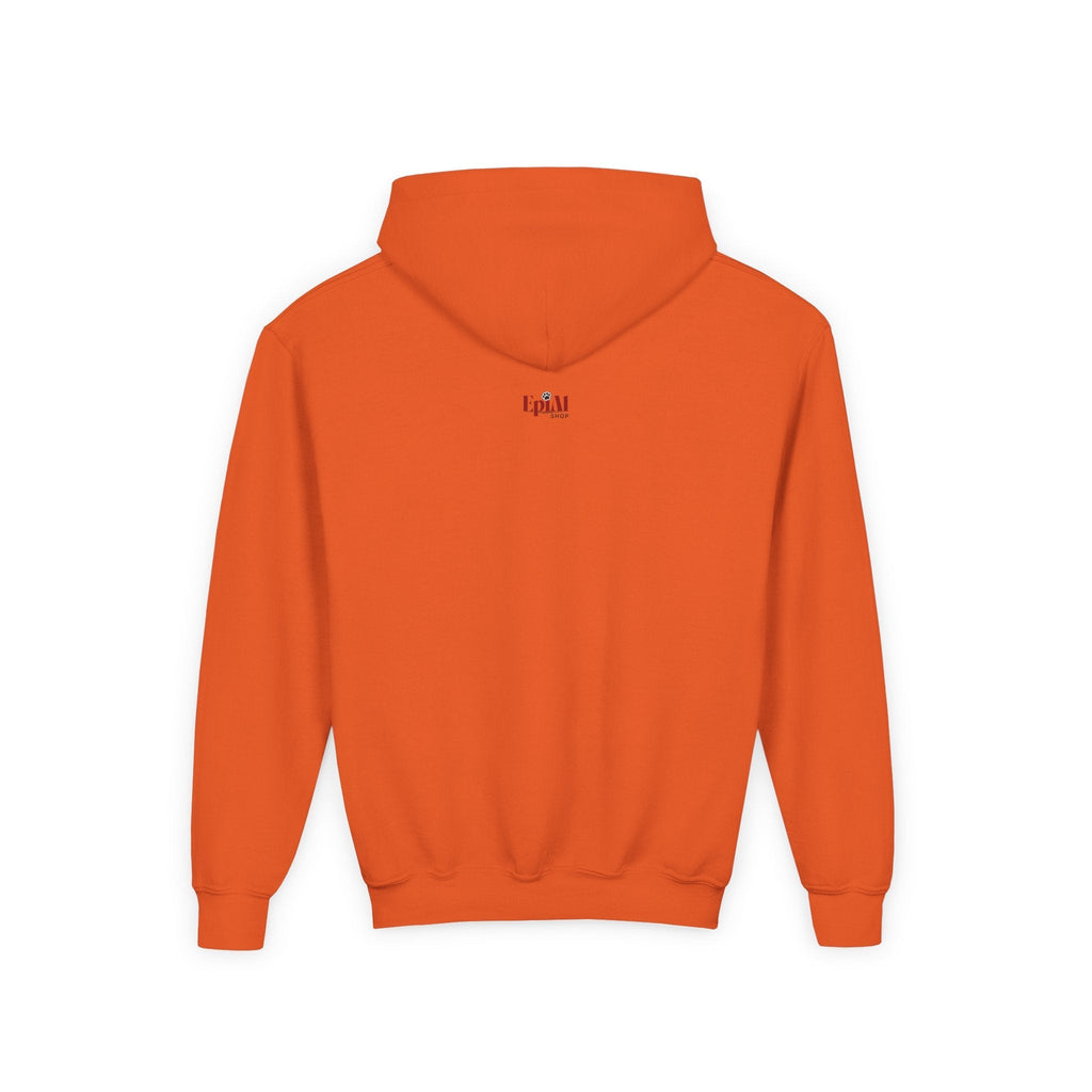Youth Halloween Ghost & Cat Hoodie for Fun and Festive Celebrations