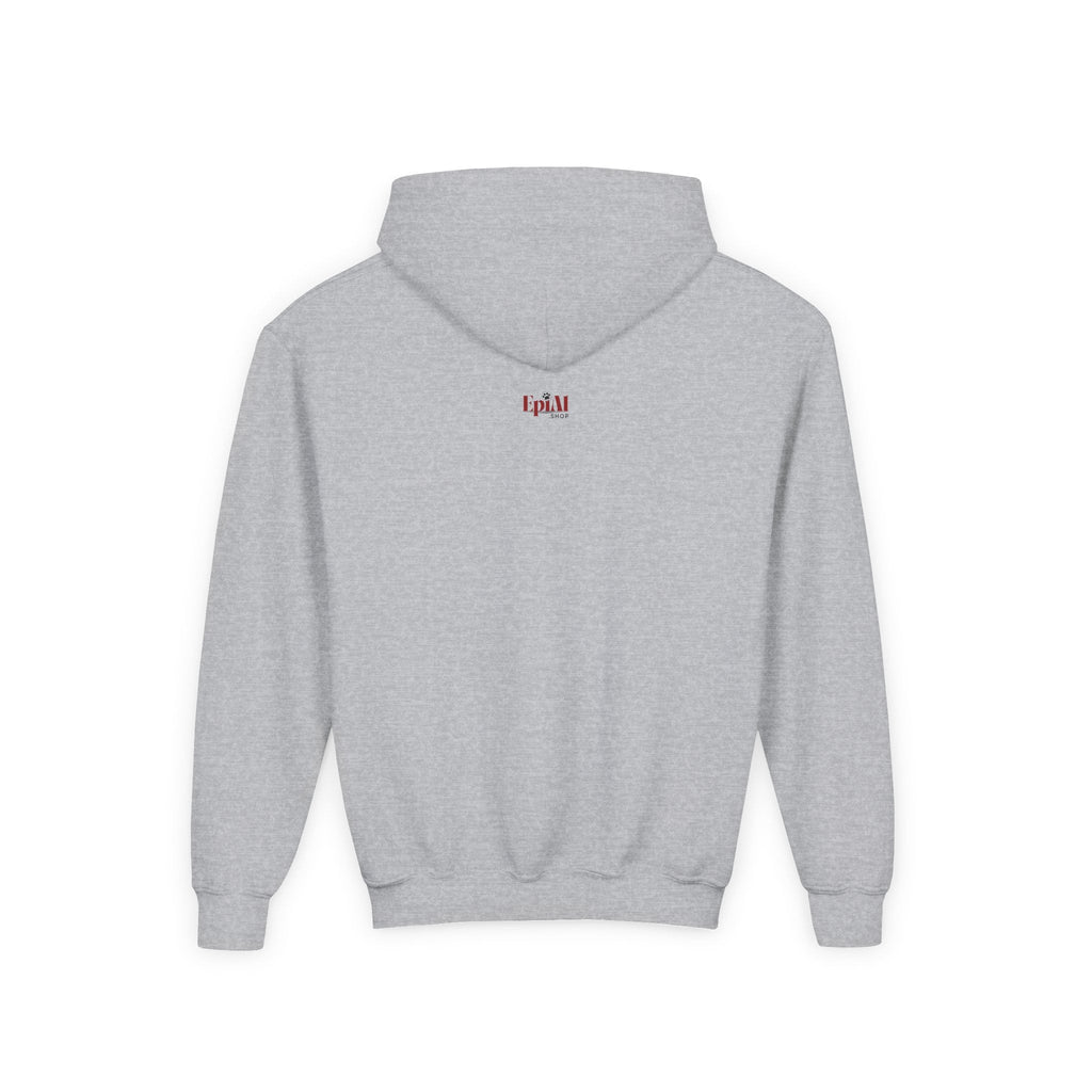 Youth Halloween Ghost & Cat Hoodie for Fun and Festive Celebrations