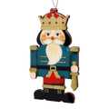 Regal Wooden Nutcracker - Blue