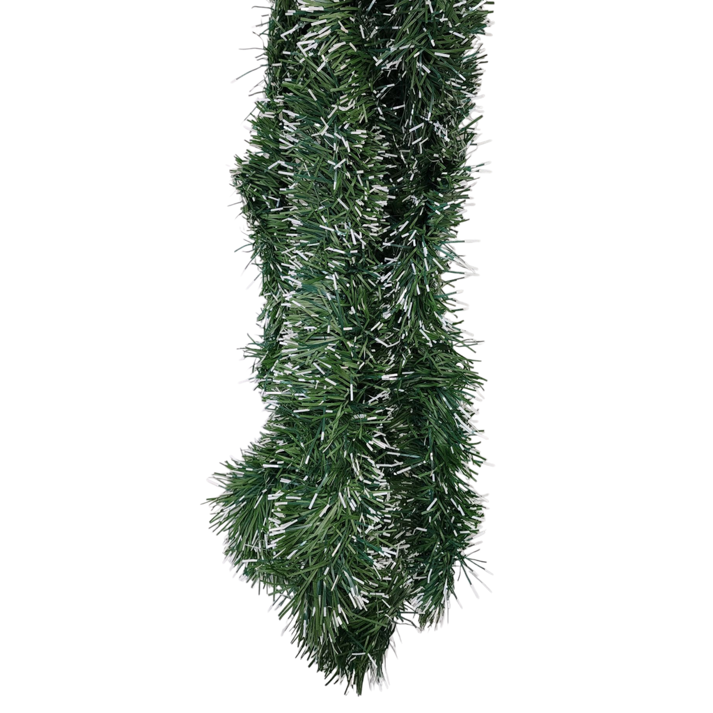 Pine Tinsel Garland - 9 Foot -