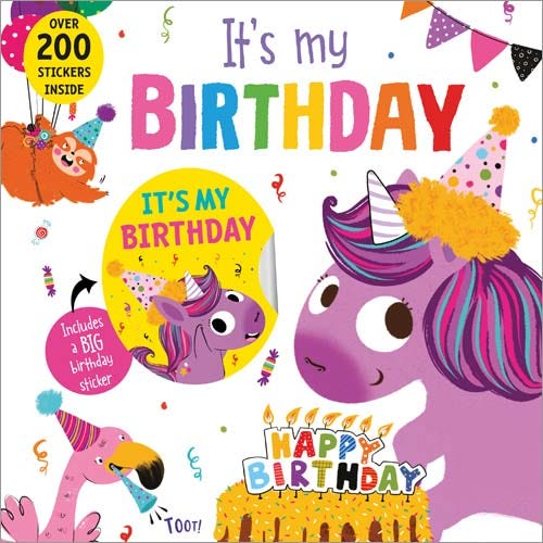 It's My Birthday Hardcover Book