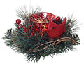 Faux Pine Candle Holder Ring - Small