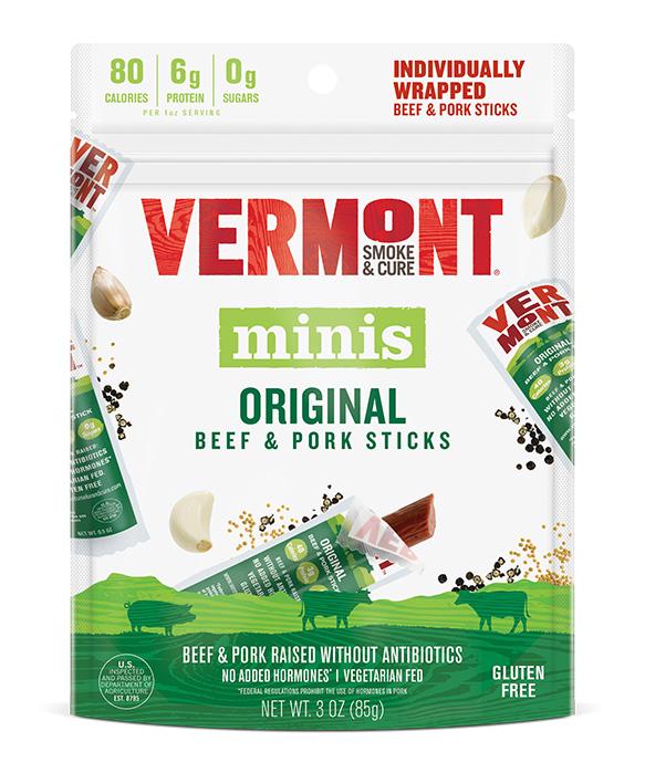 Vermont Smoke And Cure  Original Beef and Pork Mini Go Packs
