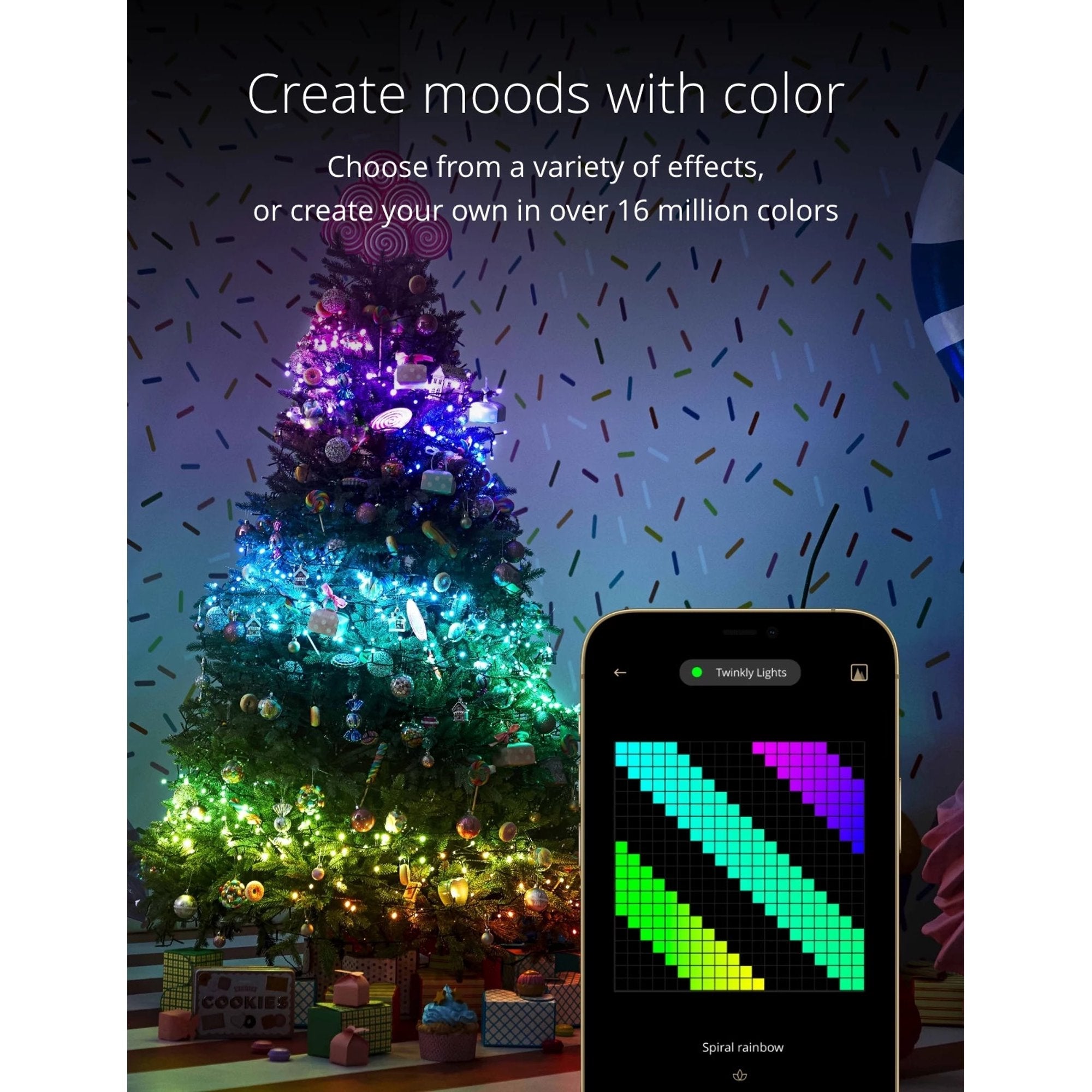 Twinkly 250-Light RGB LED Light Set (Generation II)