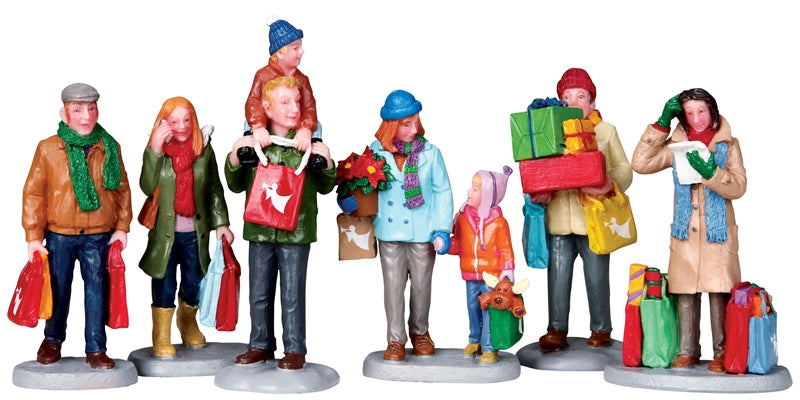 Holiday Shoppers - 6 Piece Set